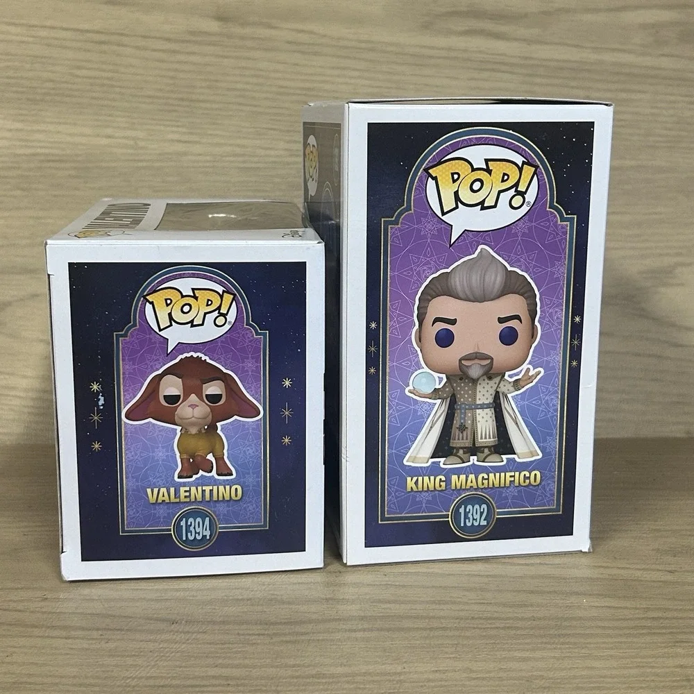 2 Wish Funko Pop! Vinyl  Disney King Magnifico #1392 Valentino #1394 Lot Walmart